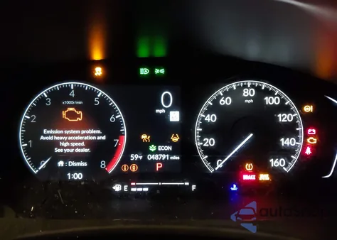 2023 Honda Civic Sport из США, поврежденный, VIN 2HGFE2F58PH562407